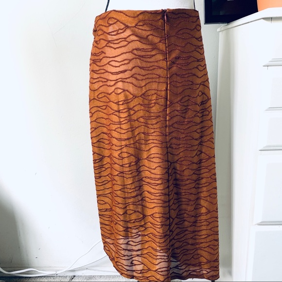 Zara Midi Wrap Skirt - Picture 2 of 2